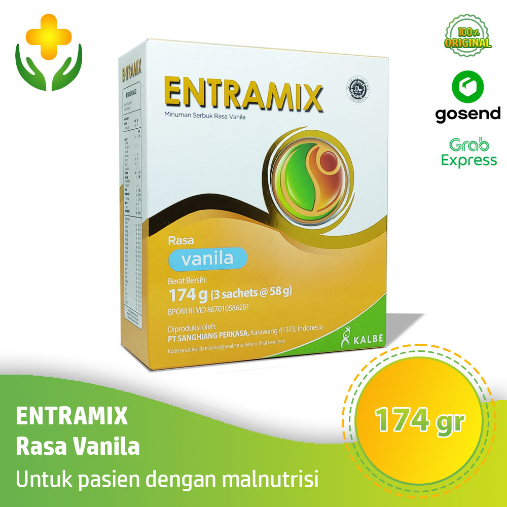 

Entramix Rasa Vanila Susu 174 gr Susu Anoreksia Pasien Malnutrisi