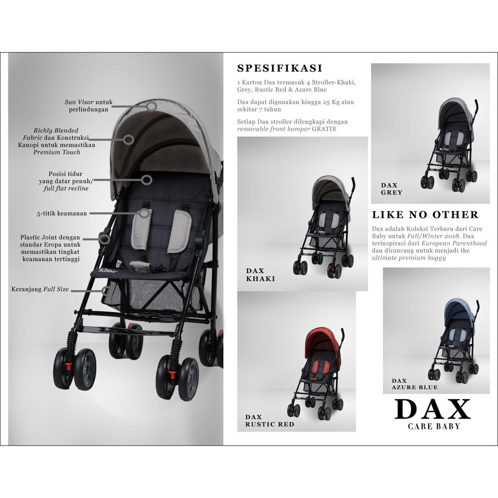 Care Baby Stroller Dax Buggy CA-101 / Stroller Care Baby Dax