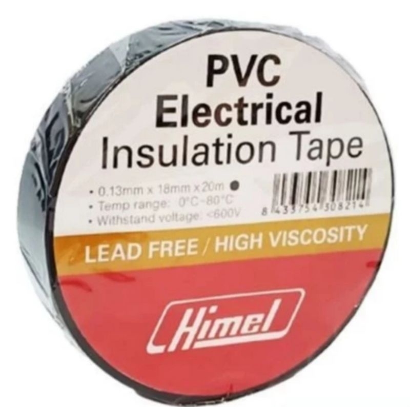 Electrical Tape / Isolasi Listrik 0,13mm x 0,18mm x 20 Meter HIMEL