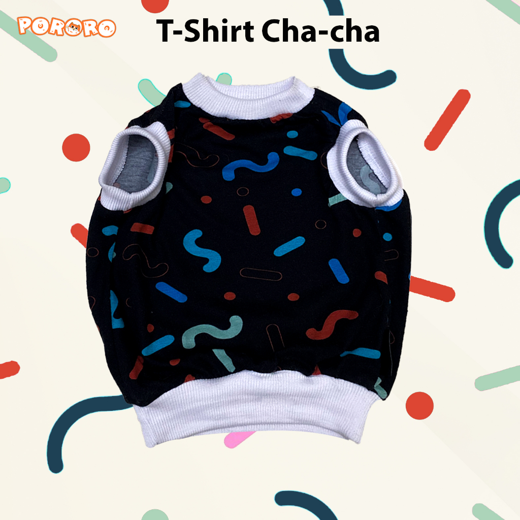 Pororo - Baju Kucing T-shirt Kucing Murah Lucu Motif Chacha