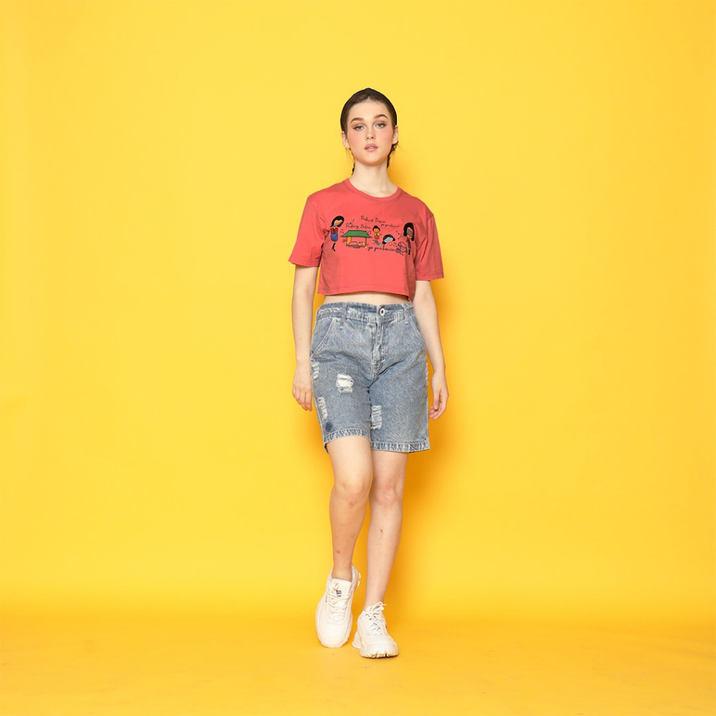 Kaos CT Padang Bulan Pink Dewasa