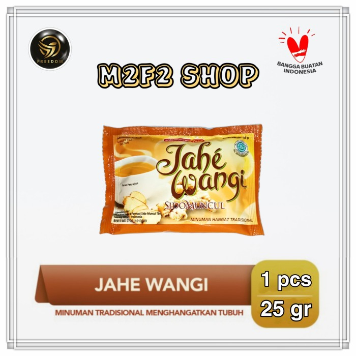 

Sido Muncul Serbuk Jahe Wangi | Ginger Tea Instant - 25 gr (Kemasan 1 Pcs)