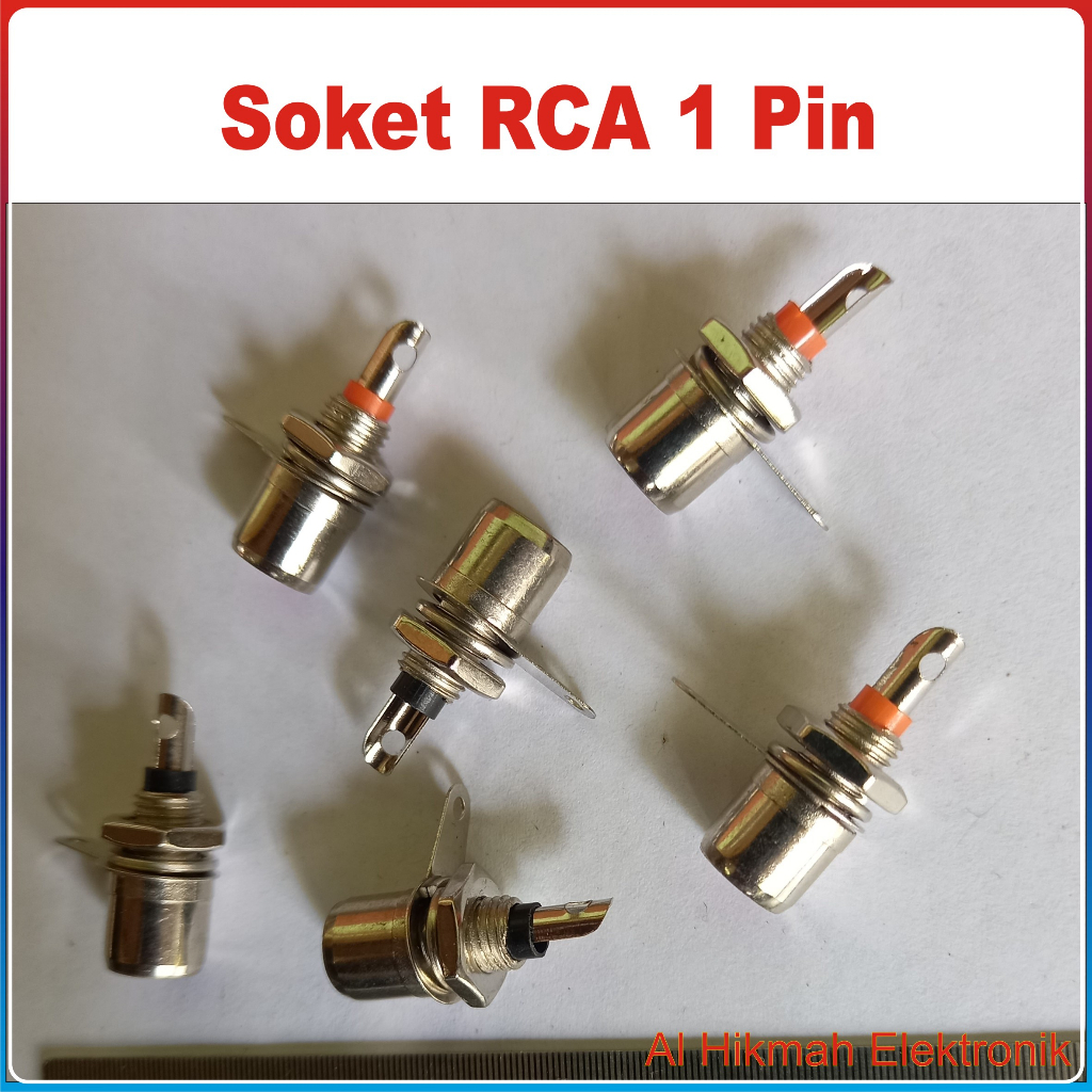 Soket RCA 1 Pin RCA 1 Lubang