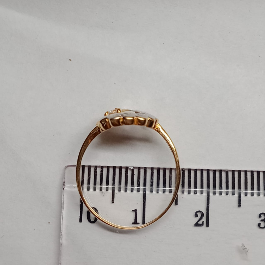 Cincin Emas 17K - 1.3 Gr Kadar 750 - 4791