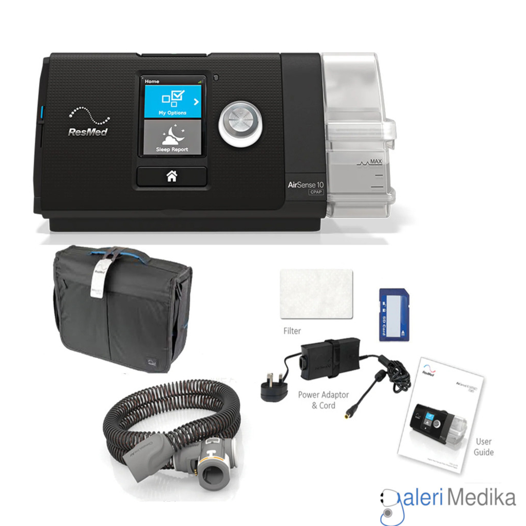 ResMed AirStart 10 Automatic CPAP untuk Sleep Apnea Full Set