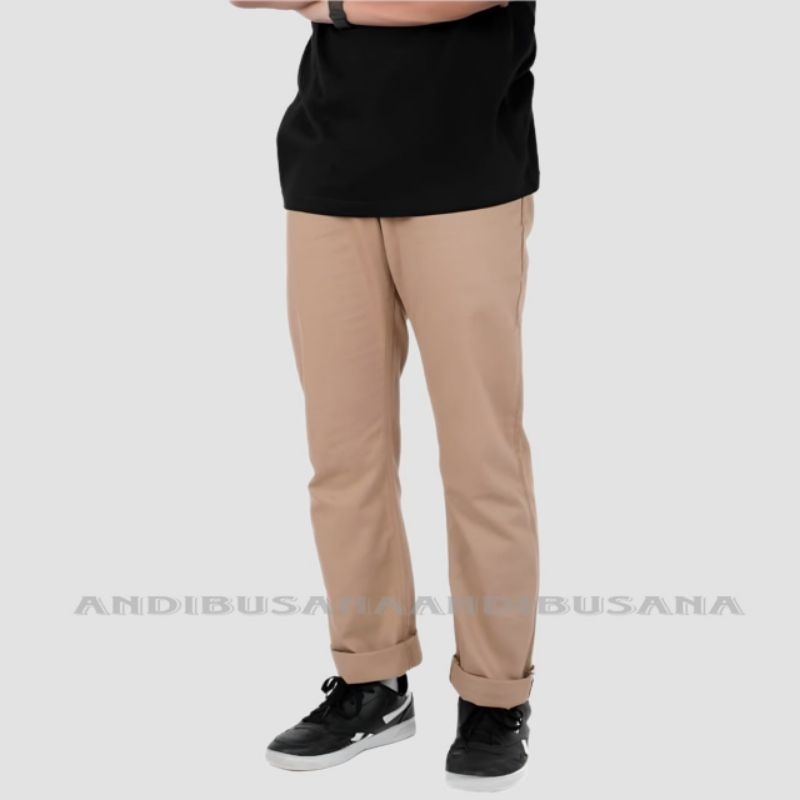 Celana Chino Panjang Pria Slimfit Zarraman - Celana Chinosk