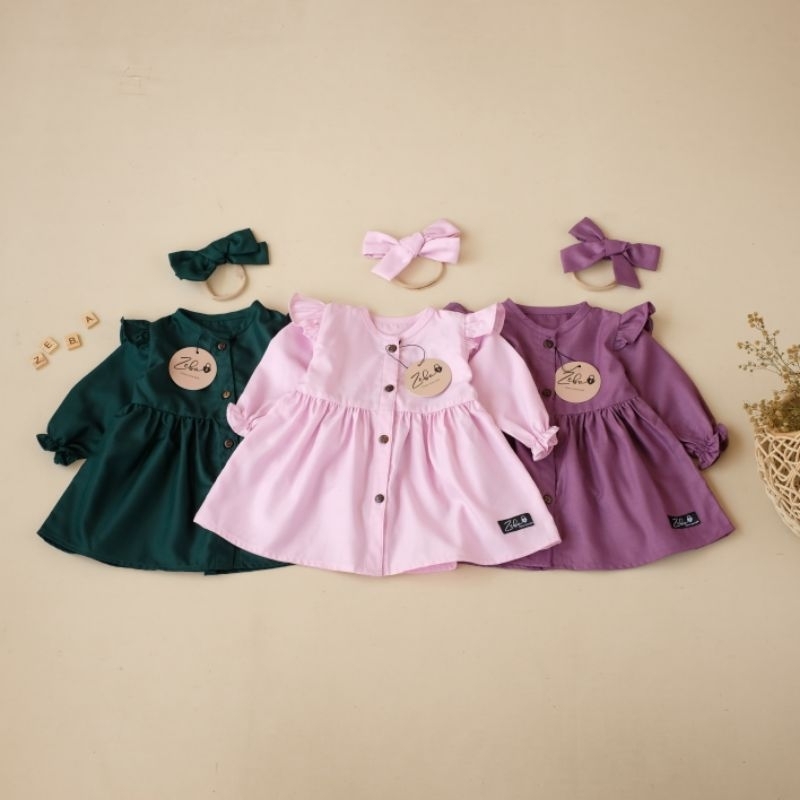 GAMIS DRESS BAYI NEWBORN KATUN JEPANG TOYOBO