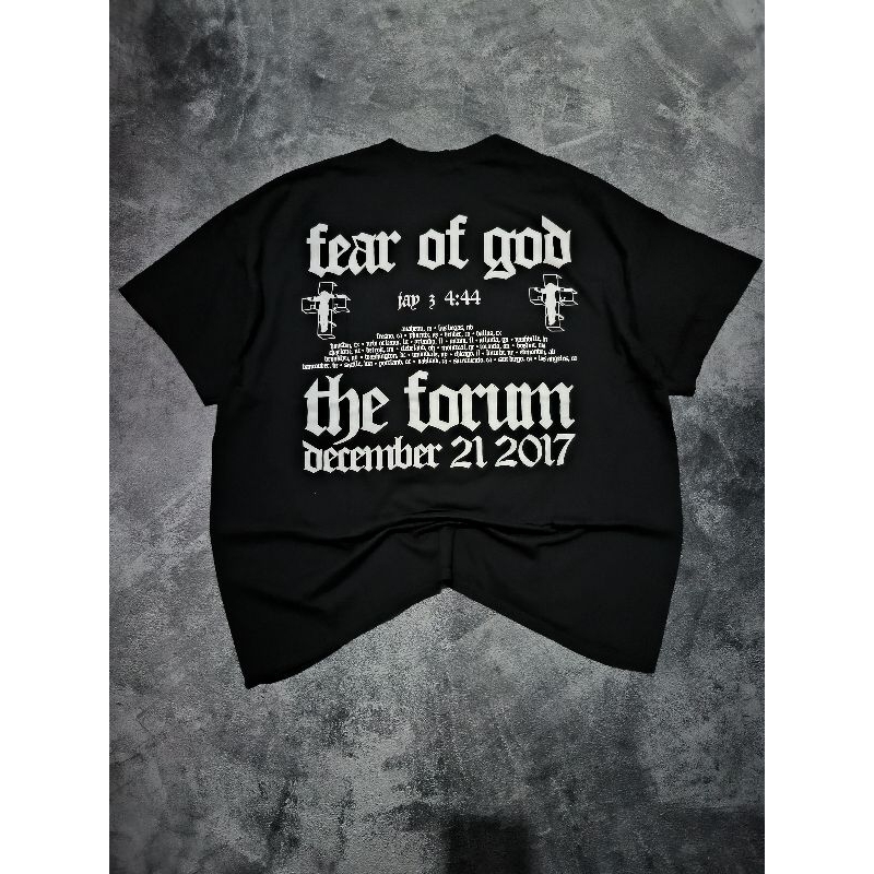 KAOS TSHIRT FEAR OF GOD X JAY Z
