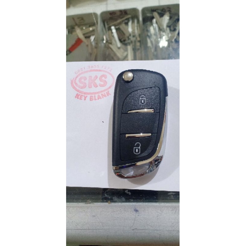 remote keydey Citroen 2 tbl