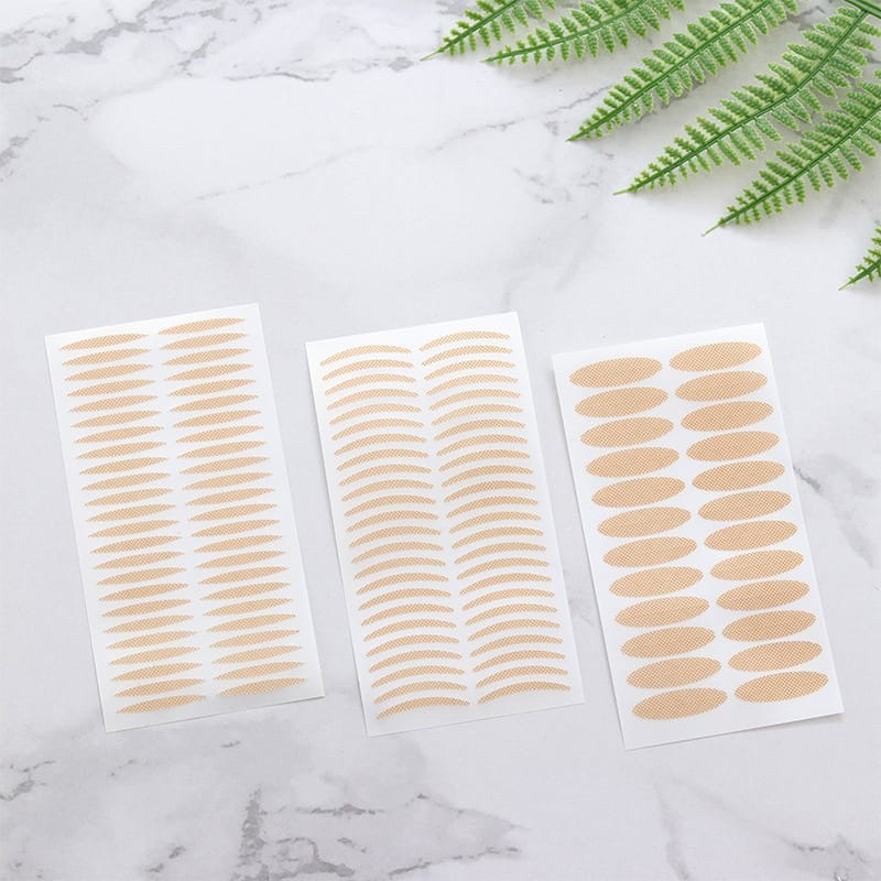 Skot Mata Eyelide 20Pasang Double Eyelid Stickers Tape 40Pcs Stiker Kelopak Mata Bening Tahan Air Scot Mata Jaring Selotip Lipatan Mata