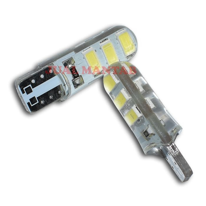 Lampu LED T10 gel jelly silicon / Sein Senja T10 Silicon Jelly LED