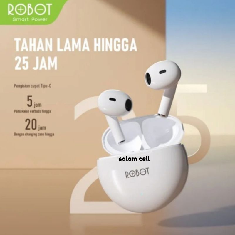 Tws Robot Flybuds T20 Bluetooth 5.3 Original Garansi Resmi