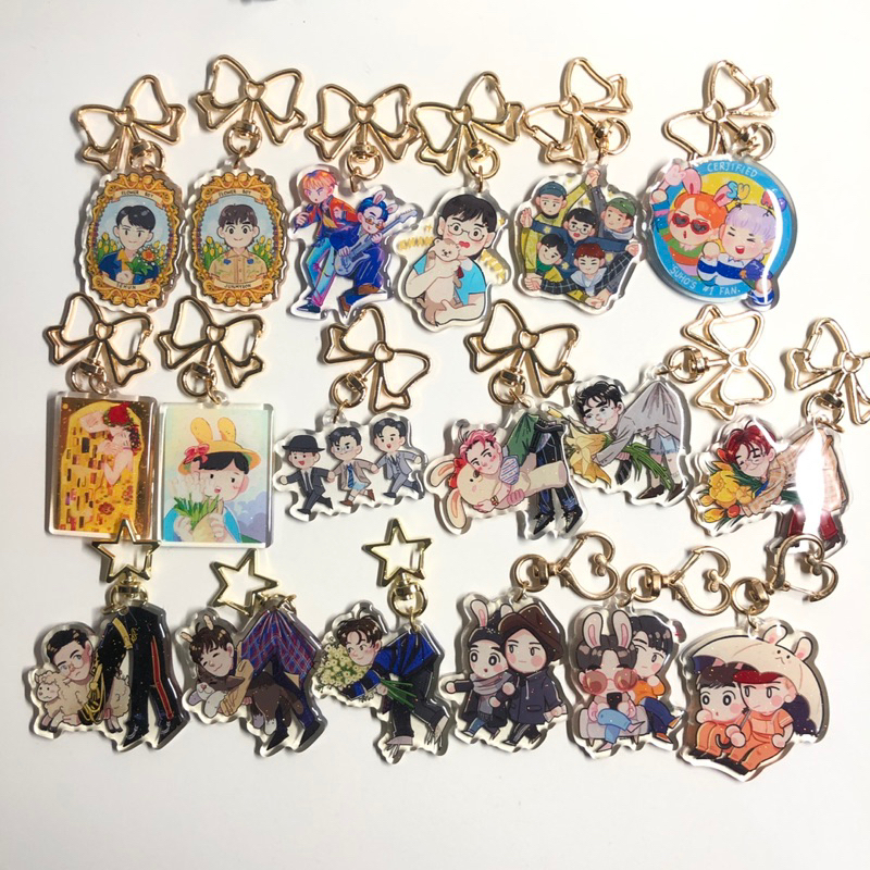 [DISCOUNT PRICE] MEOKMOOOL EXO FANMERCH: EPOXY CHARMS