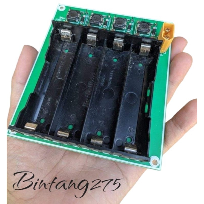 Charger pcb 4 slot baterai battery 18650 tp4056 tp5100