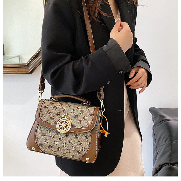 BJ57914 (DAPAT SERTIFIKAT) - BROWN/KHAKI - TAS WANITA FASHION KOREA CHINA IMPORT MODIS ELEGAN TERMURAH TERLARIS TERBARU BAGSTORE JAKARTA TAS BATAM CR7914 BQ3579