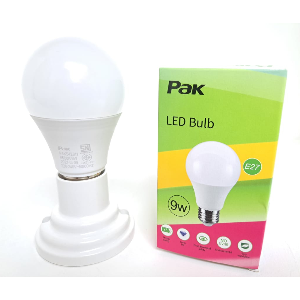 Lampu Bohlam Led Bulb PAK Natural White Kuning Semu 4000K