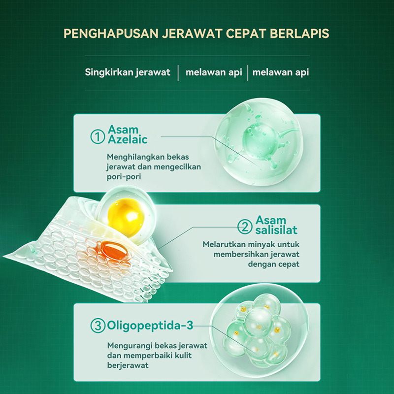 Esensi asam salisilat anti jerawat anti jerawat mencerahkan warna kulit kontrol minyak pemutih pelembab wajah cocok untuk semua jenis kulit esensi perawatan kulit 20ml