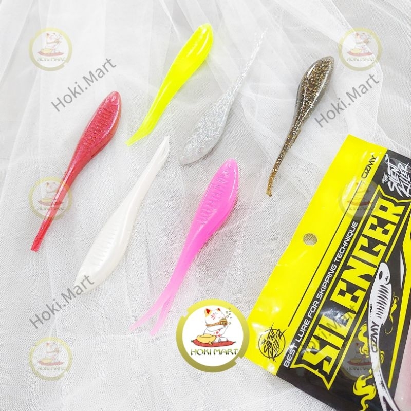 soft lure ozmy silencer ORI 10gr 12cm+ 1 hook / baby omzy silencer