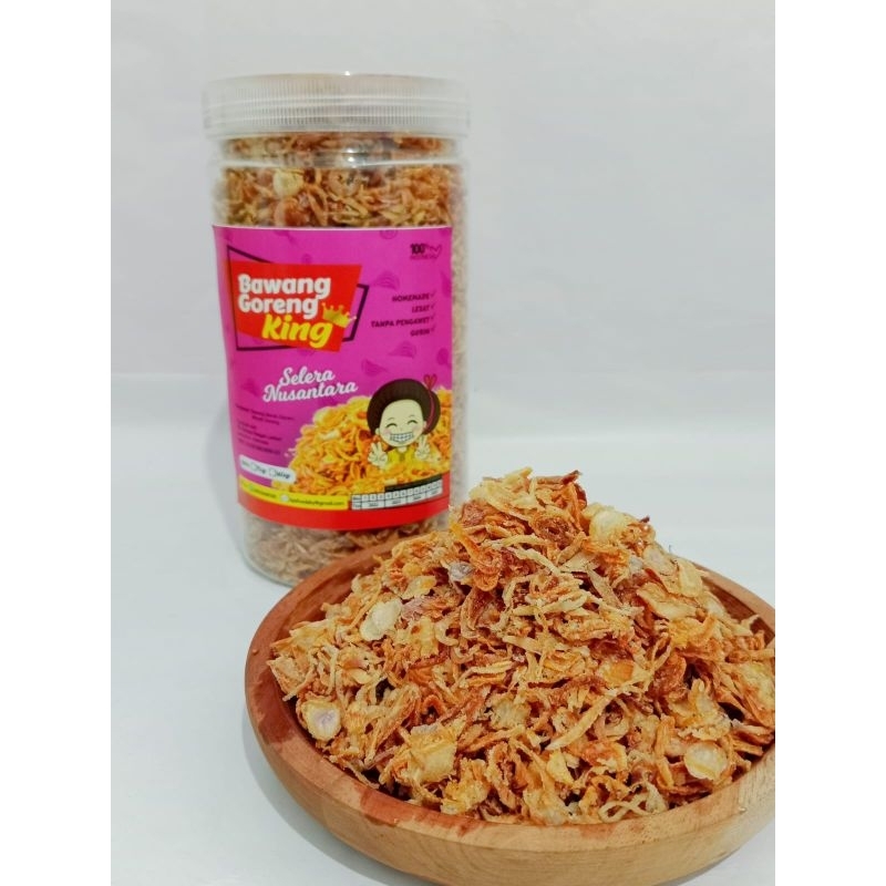 

Bawang Goreng King 250gr//Bawang Goreng Asli Renyah & Gurih