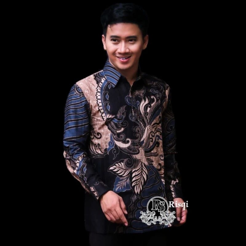 Kemeja batik pria lengan panjang reguler | Batik pria lengan panjang premium