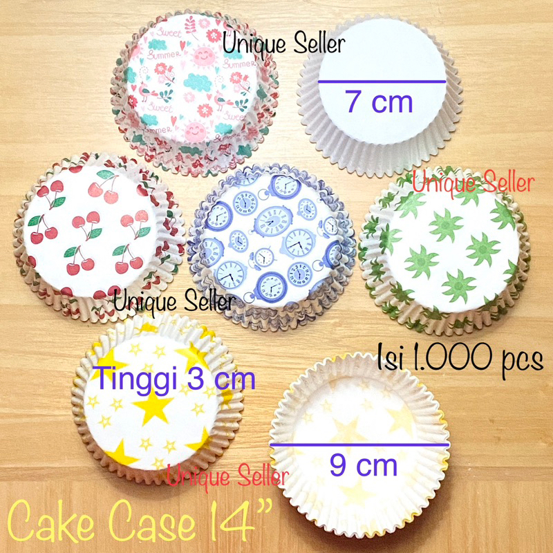 [1000 pcs] Paper Cup Cake Case 14” MOTIF FLORAL PUTIH POLOS Alas 7 cm / Kertas Alas Donat 7 cm 7cm 14cm / Paper Cup Case Kue 14 / Kertas Cup Cake Case Motif Floral 14 / Cupcake Case Warna 140 mm / Kertas Cup Cake Cupcake Case Floral