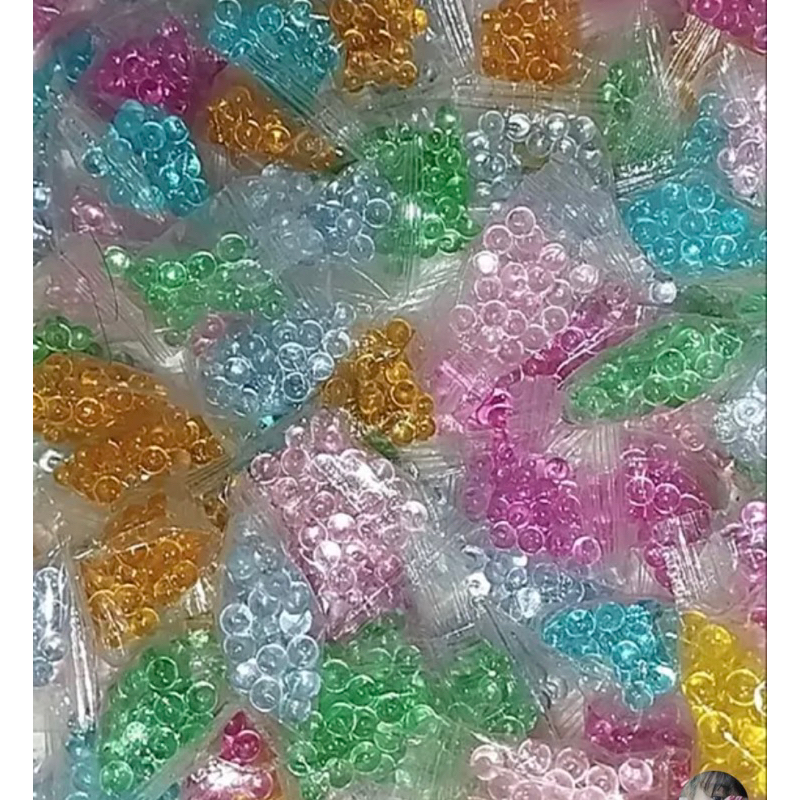 isi mainan BB plastik 40pc / mutiara refill