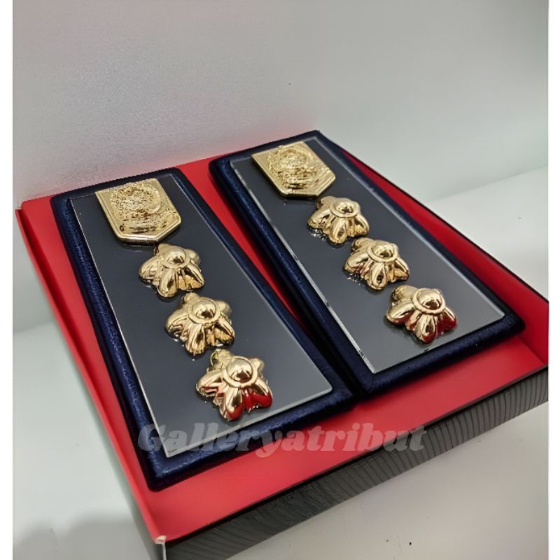 pangkat camat PDH logo Kemendagri model warna biru navy