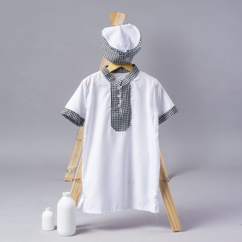 Jubah koko bayi/ Baju koko + peci ( SNI)