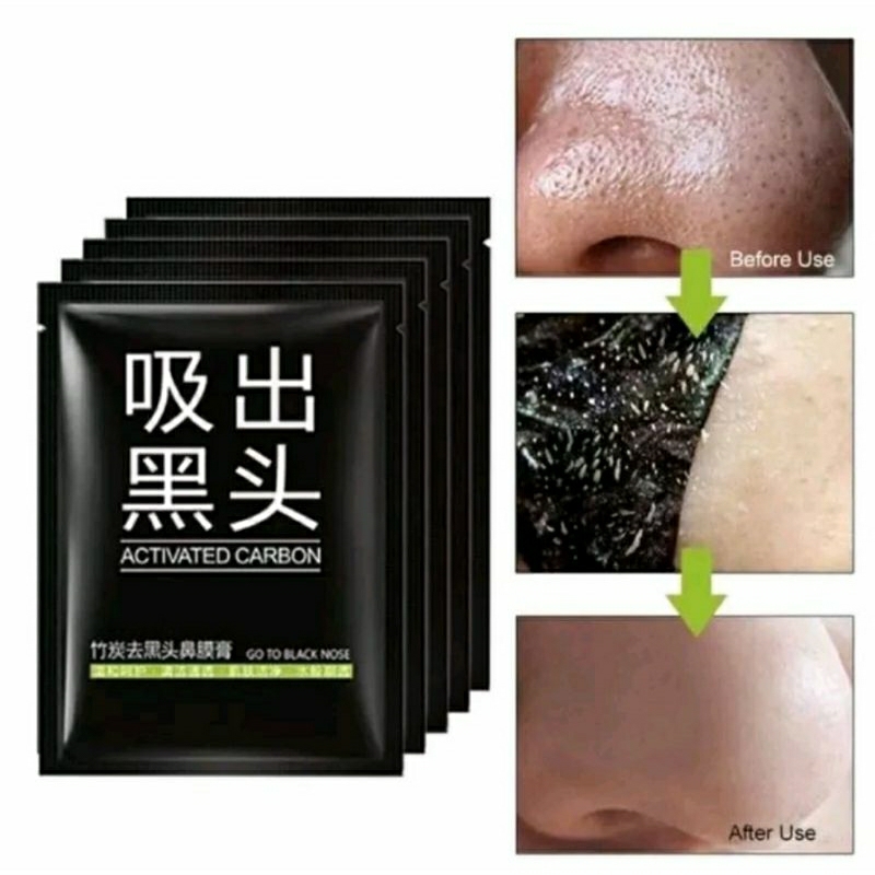 MASKER KOMEDO | BIOAQUA | ACTIVATED CARBON | BPOM | 6gr| MASKER PENGHILANG KOMEDO