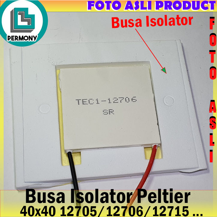 TEC1 12706 Isolator Peltier tec1-12706 Busa Foam Penghalang tec1 12705 tec2706 insulator thermal