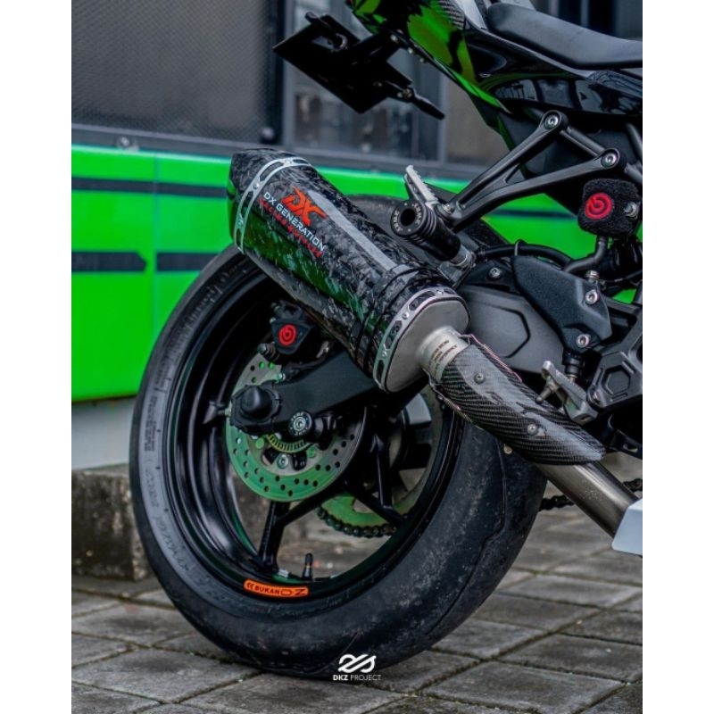 Knalpot Racing DX Generation tipe A1R Carbon Fullsistem Aerox Nmax PCX CBR150 GSX R15 CBR250 R25 MT2
