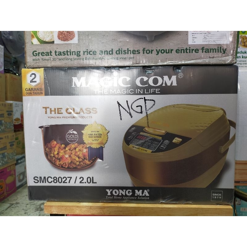 Magic Com Digital YongMa / Rice Cooker Digatal Yong Ma SMC8027 / Magic Com YongMa 2 Liter / YongMa D