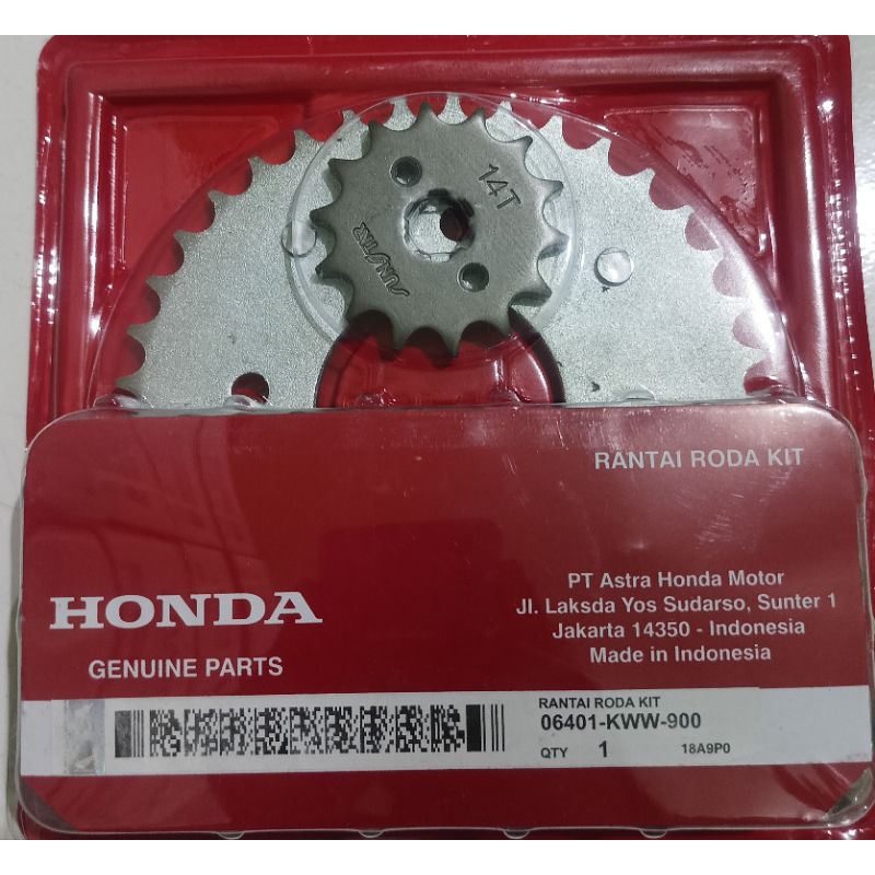 gear set motor Honda Blade 125 original murah