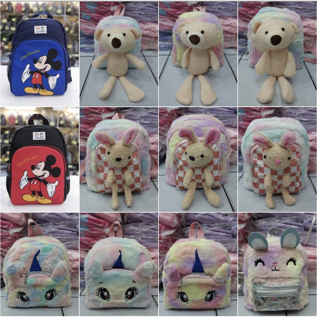 Tas Ransel import PAUD PG unik dan lucu