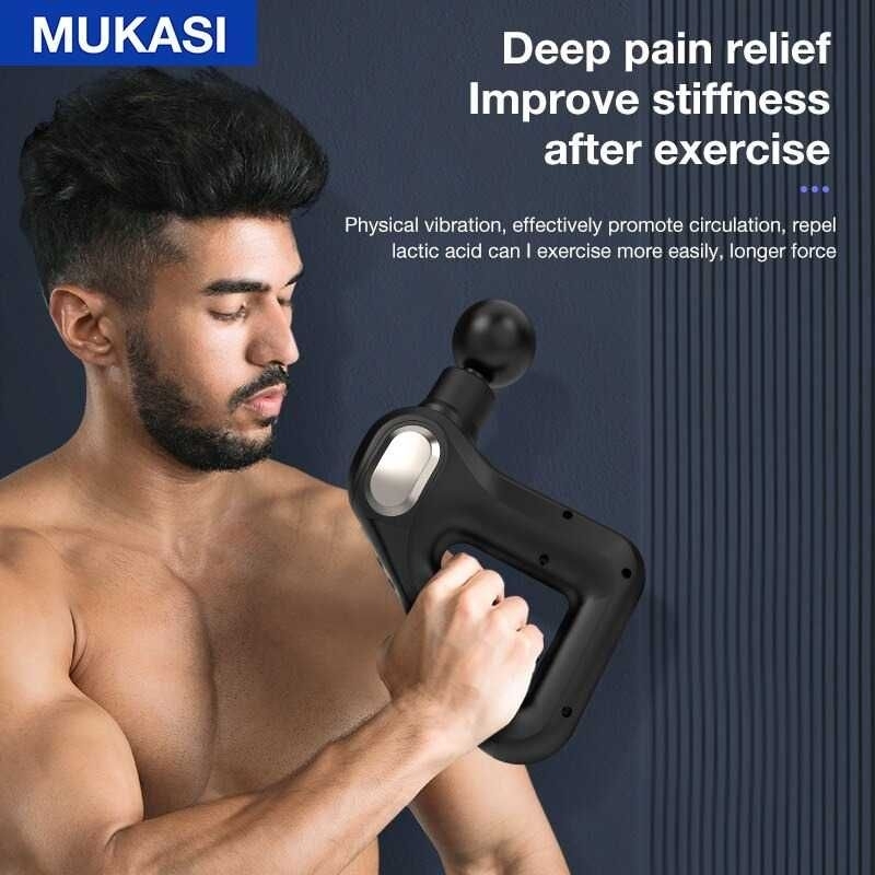 MUKASI Alat Pijat Elektrik Pundak Punggung Tangan Fascial Gun - KH-750