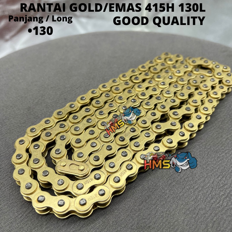 Rantai 415 130 H Gold emas Tipis - Rantai Gold emas 415H 130 Thailand PNP KE GEAR GIR SSS 415 THAILAND