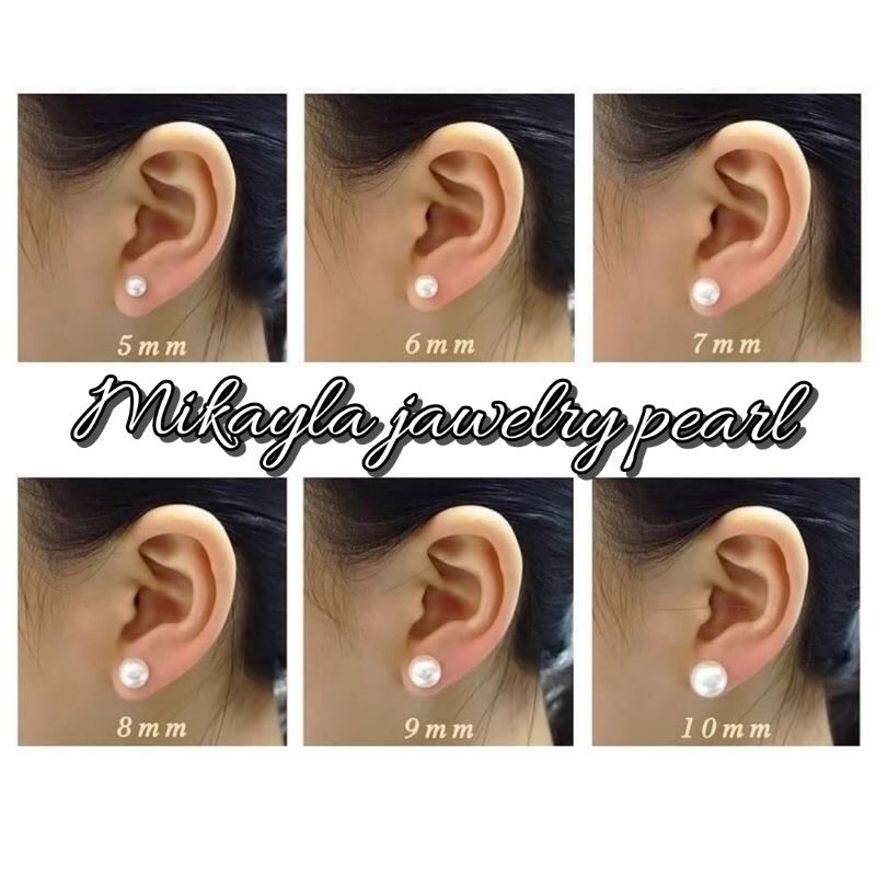 Giwang tusuk mutiara lombok|Giwang pentul mutiara|Giwang bhayangkari|Giwang perak 925 mutiara lombok