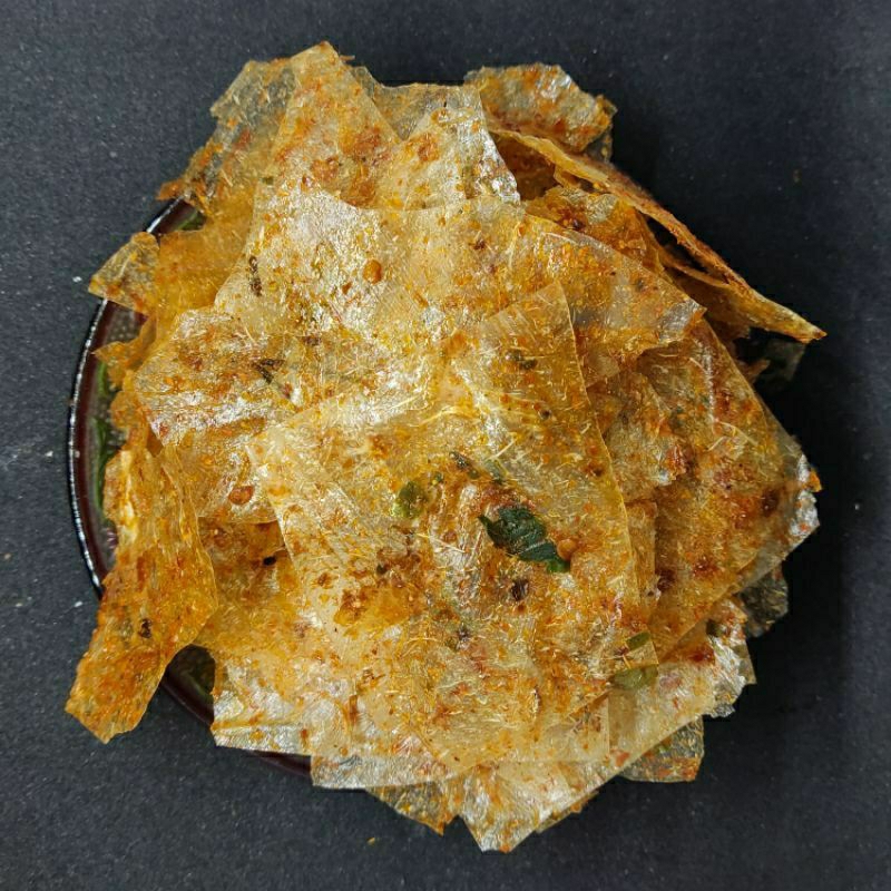 

Kripik Kaca Pedas Daun Jeruk 250gram