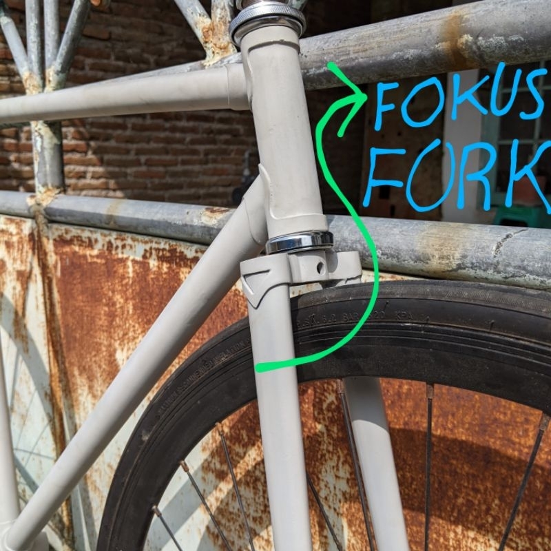 FORK FIXIE CLASSIC/KLASIK 700C LIKE PIAS/NJS. Max 700×25c.
