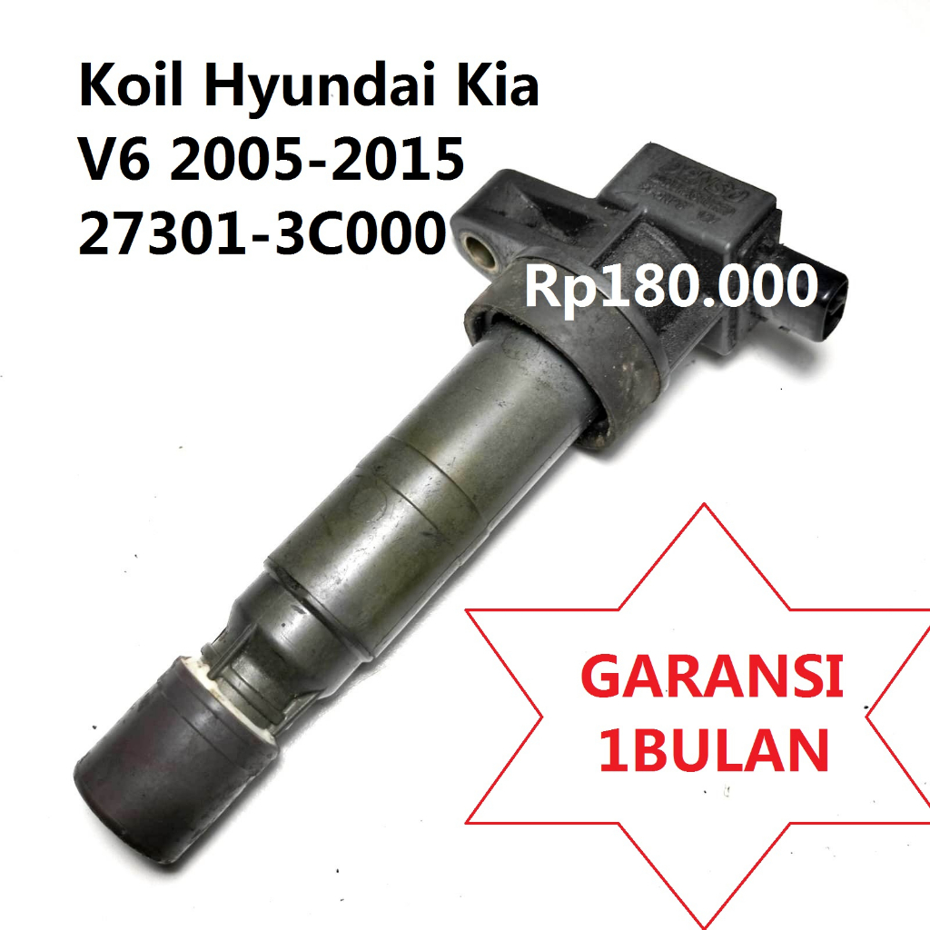 KOIL COIL IGINITION 27301-3C000 Hyundai Kia V6 SONATA NF COPOTAN ASLI ORI ORIGINAL