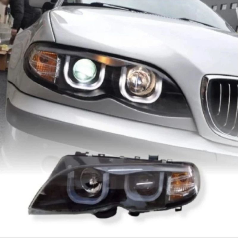 lampu headlamp mobil BMW E46 2002 2003 2004 2005