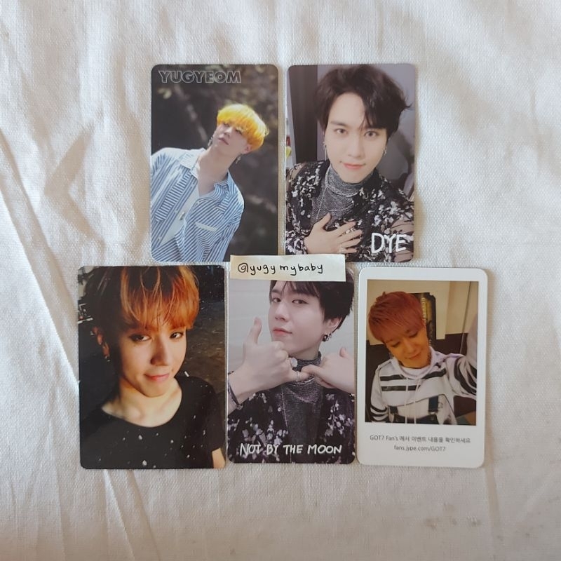 GOT7 PC PHOTOCARD 747 7FOR7 DYE IDENTIFY MAD