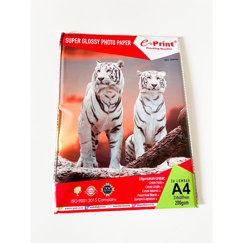 

Kertas Foto E-PRINT 200gsm Super Glossy Photo Paper
