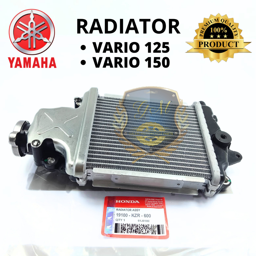 ORIGINAL RADIATOR COOLANT ASSY MOTOR HONDA KZR VARIO 125 TECHNO VARIO 125 LED VARIO 150 LED FI INJEK