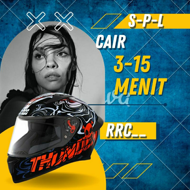 Helm GM full face apasaja bisa