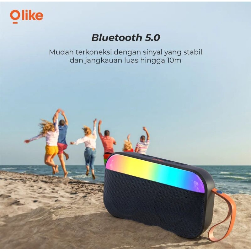 SPEAKER BLUETOOTH RGB LIGHT TWS MODE OLIKE SF4