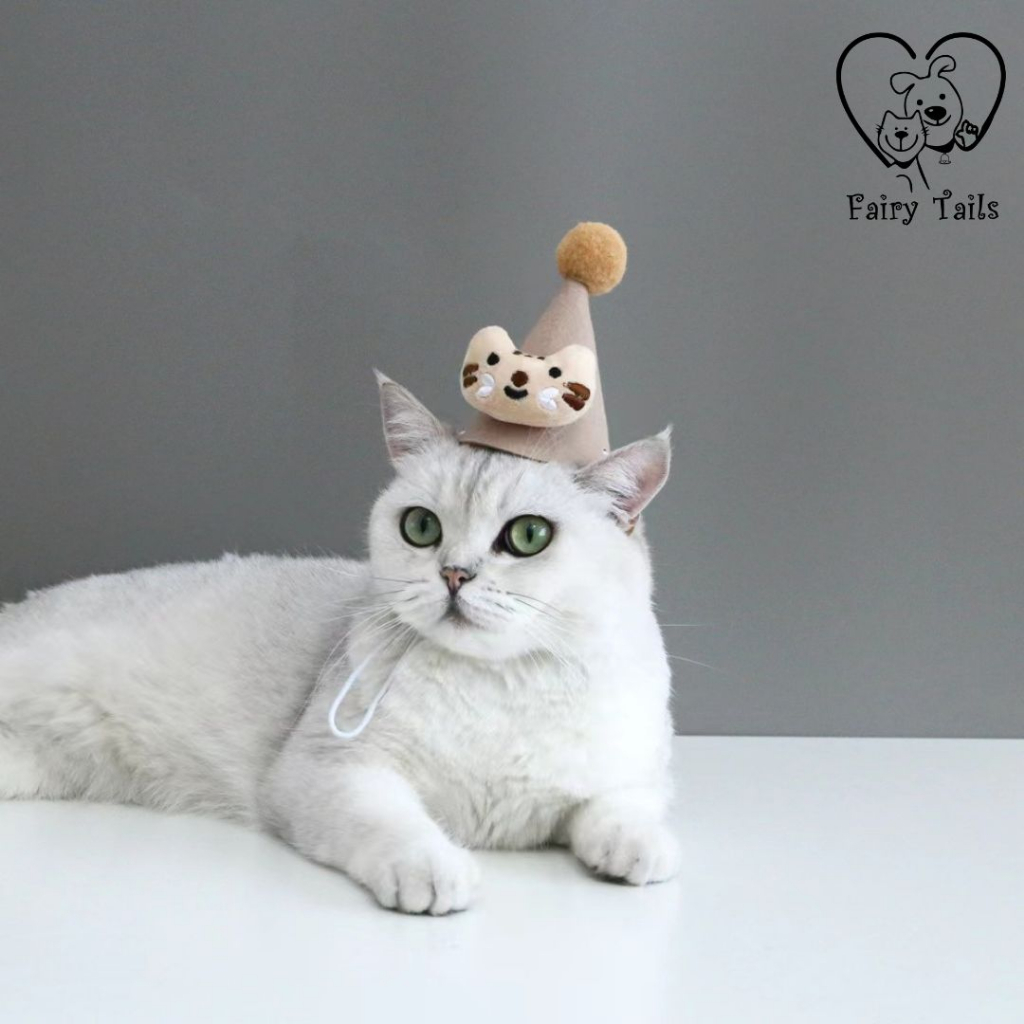 Topi Pesta Ulang Tahun Untuk Anjing dan Kucing Anabul Aksesoris Topi Model Boneka Lucu / Birthday Party Plush Hat Accessories For Pet / Aksesoris Ultah Anabul