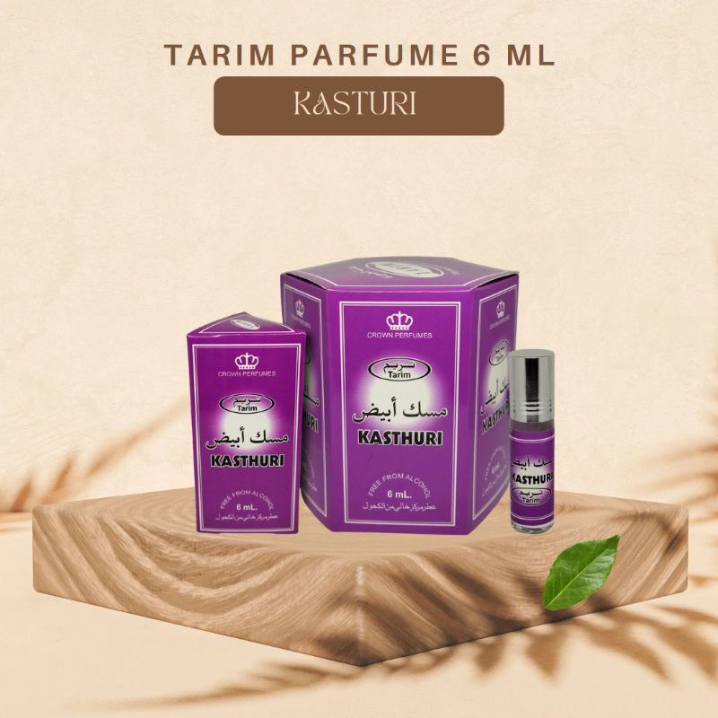 PARFUME TARIM KASTURI 6 ML ROLL ON / TARIM PARFUME FREE ALCOHOL