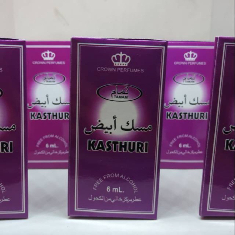 PARFUME TARIM KASTURI 6 ML ROLL ON / TARIM PARFUME FREE ALCOHOL