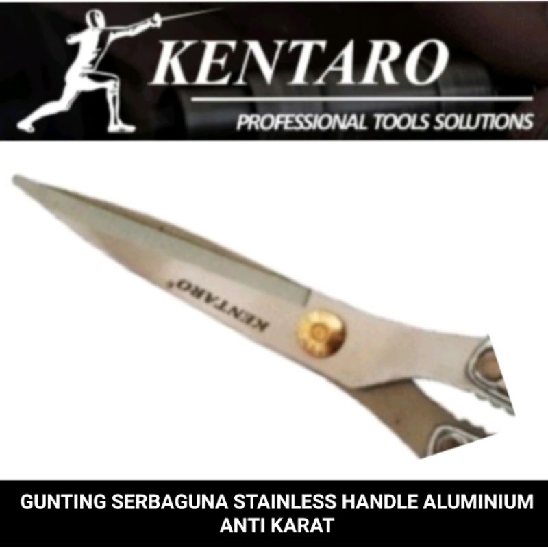 gunting serbaguna type KTR-334 Stainles (anti karat) kentaro Japan quality